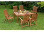 Garten-Essgruppe MERXX "Commodoro", beige (natur), Sitzmöbel-Sets, Garten-Essgruppe
