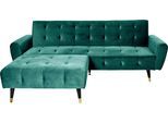 3-Sitzer JAHNKE "CHILLAX DREAM", grün (opal grün), B:213cm H:83cm, Sofas, 3-Sitzer