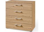 Schubkastenkommode "Henderson", braun (eiche artisan), B:80cm H:81cm T:42cm, Holzwerkstoff, SET ONE BY MUSTERRING, Sideboards, Schubkastenkommode, mit 4 Schubladen inkl. Selbsteinzug und Dämpfung