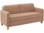 2,5-Sitzer HOME AFFAIRE "Earl", braun (schoko), B:163cm H:78cm T:78cm, Struktur fein (100% Polyester);Luxus-Microfaser ALTARA NUBUCK (100% Polyester);Luxus-Microfaser in Lederoptik (100% Polyester), Sofas, 2 5-Sitzer