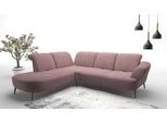 Ecksofa SIT & MORE "Dance, L-Form, inkl. Sitztiefenverstellung", lila (aubergine), B:302cm H:91cm T:270cm, 100% Polyester, Sofas, Ecksofa, inkl. Click&Seat, optional mit Kopfteilverstellung