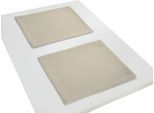 Platzset ADAM "Uni Collection" Gr. 1, beige (natur), B:30cm L:40cm, Obermaterial: 100% Baumwolle, Platzsets, Platzset