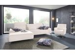 Ecksofa SIT & MORE "Gizeh L-Form", beige (elfenbein), B:289cm T:178cm, Sofas, Ecksofa, Fußhöhe 12 cm, inklusive Sitztiefenverstellung und Kopfteilverstellung