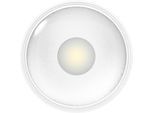 LED Außen-Deckenleuchte HEITRONIC "Girona", weiß, H:3,6cm Ø:10,7cm, Leuchten, LED Außen-Deckenleuchte, Wandlampe, Deckenlampe, wasserdicht, für innen und außen
