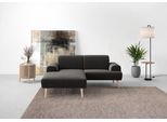 Ecksofa HOME AFFAIRE "Swift Scandic Design, komfortabler Federkern, Breite 192cm, L-Form", grau (anthrazit), B:192cm H:83cm T:176cm, 100% Polyester, Sofas, Ecksofa, Federkern-Polsterung, B/T/H: 192/83/176 cm