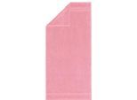 Handtücher EGERIA "Manhatten Gold", pink (dusky pink), B:50cm L:100cm, Frottier, Obermaterial: 100% Baumwolle, Handtücher, Handtücher, Uni Programm mit Streifenbordüre, reine Baumwolle