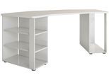 Gamingtisch HOME AFFAIRE "Pippo", weiß (weiß hochglanz), B:204,2cm H:75,8cm T:87,5cm, Tische, Gamingtisch, Design Gamingtisch in Hochglanz