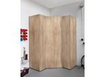 Mehrzweckschrank-Set WIMEX "Multiraumkonzept, 3-teiliges Set, Stauraumwunder", eiche sägerau nachbildung, B:155cm H:185cm T:54cm, Holzwerkstoff, Kastenmöbel-Sets, Mehrzweckschrank-Set, Ecklösung, individuell einsetzbar