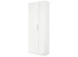 Schuhschrank RAUCH "Garderobenschrank Drehtürenschrank Kleiderschrank Schrank MINOSA", weiß (alpinweiß), B:69cm H:197cm T:41cm, Holzwerkstoff, Schränke, Schuhschrank, Breite 69 cm mit 6 Schuhablageböden MADE IN GERMANY