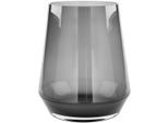Dekovase FINK "LINEA", grau, H:28cm Ø:24cm, Glas, Vasen, Dekovase, aus durchgefärbtem Opalglas