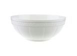 Schale VILLEROY & BOCH "Schüssel Gray Pearl 24,2 cm weiß", weiß, Schüsseln, Schale