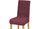 Stuhlhusse Gr. 1, rot, Blacklist, 60% Polyester, 35% Baumwolle, 5% Elasthan, Hussen, Stuhlhusse