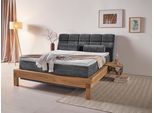 Boxspringbett HOME AFFAIRE "Villads", grau (ferro), B:179cm L:231cm, Komplettbetten, Boxspringbett, Liegefläche: 160/200 cm aus Balkeneiche, Inside-Boxspring-Unterbau