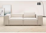 2-Sitzer HOME AFFAIRE "Watertown, modernes Sofa 246 cm breit, auch in Feincord", beige (nature), B:246cm H:68cm T:98cm, 94% Polyester, 6% Nylon, Sofas, 2-Sitzer, stilvolles Sofa für 2 Personen mit extra breiter Sitzfläche