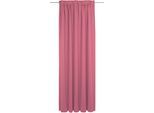 Vorhang ADAM "Uni Collection" Gr. 1, pink, B:142cm H:145cm, Jacquard, Baumwolle, Gardinen, Vorhang, aus 100% Bio-Baumwolle
