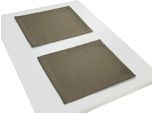 Platzset WIRTH "NEWBURY" Gr. 1, braun (schlamm), B:35cm L:40cm, Obermaterial: 67% Polyester, 33% Baumwolle, Platzsets, Platzset