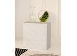 Kommode FORTE "EDMORE", grau, B:77,2cm H:79,8cm T:42,2cm, Sideboards, Kommode, Kommode, Breite ca. 78 cm