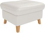 Stauraumhocker SIT & MORE "Göteborg", weiß (reinweiß), B:76cm H:47cm T:63cm, Hocker, Stauraumhocker, mit Federkern