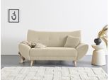 2-Sitzer HOME AFFAIRE "Basta", beige (creme), B:174cm H:80cm T:82cm, 100% Polyester, Sofas, 2-Sitzer