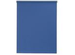Seitenzugrollo SUNLINES "Uni" Gr. 3, blau, B:102cm H:180cm, Polyester, Rollos, Seitenzugrollo, 1 Stück