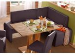 Eckbank HOME AFFAIRE "Bologna", braun (braun (montana 1028)), B:180cm H:84cm T:140cm, Sitzbänke, Eckbank, in 2 Größen (langer Schenkel 180 oder 200 cm), verschiedene Qualitäten