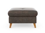 Stauraumhocker SIT & MORE "Göteborg", braun, B:76cm H:47cm T:63cm, Hocker, Stauraumhocker, mit Federkern