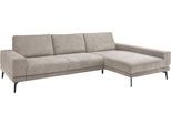 Ecksofa "SO 3600 optimaler Sitzkomfort in Federkern o. Kaltschaum, 2 Sitzhöhen", grau (kama stone), B:293cm H:87cm T:180cm, 100% Polyester, SET ONE BY MUSTERRING, Sofas, Ecksofa, Sitzhöhe 42 cm, Kaltschaum, B 293 x T 180 cm, Kama stone