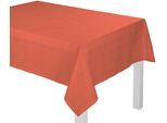 Tischdecke WIRTH "Neufahrn" Gr. 4, orange (terrakotta), B:130cm L:190cm, Kunstfaser, Tischdecken, Tischdecke