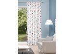 Vorhang HOME WOHNIDEEN "EFFIE" Gr. 1, orange (terra), B:135cm H:245cm, Baumwolle, Polyester, Gardinen, Vorhang, Kombibandschal Dekostoff, bedruckt