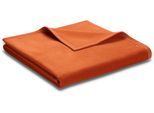 Wohndecke BIEDERLACK "Unicolour", orange (terra), B:150cm L:200cm, Baumwolle, Polyacryl, Polyester, Wohndecken, Wohndecke, in vielen Farben