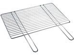 Grillrost BUSCHBECK, silber (silberfarben), B:54cm H:1cm L:34cm, Stahl, Grillroste, Grillrost, verchromt, BxT: 54x34 cm