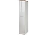 Apothekerschrank KOCHSTATION "KS-Wien", weiß (weiß hochglanz), B:30cm H:165cm T:60cm, Holzwerkstoff, MDF, Schränke, Apothekerschrank, Höhe 165 cm
