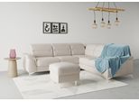 Ecksofa SIT & MORE "Sinatra L-Form", grau (elephant), B:251cm H:85cm T:231cm, 100% Polyester, Sofas, Ecksofa, optional mit Kopfteilverstellung und Armteilfunktion