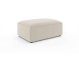 Polsterhocker OTTO HOME "HAILY Sitzhocker passend zur Serie, Maße B/T/H: 70/100/42 cm", beige (hellbeige), B:70cm H:42cm T:100cm, 100% Polyester, Hocker, Polsterhocker, als Modul oder separat verwendbar, für individuelle Zusammenstellung