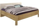 Polsterbett WIEMANN "Bern", beige (bianco, eiche, dekor), B:189cm H:96cm L:217cm, Betten, Polsterbett, 4-fach Liegehöhenverstellung