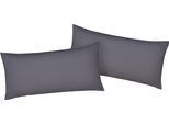 Kissenbezug BELLANA "Mako-Jersey-Exclusiv", grau, B:80cm L:40cm, Baumwolle, Obermaterial: 100% Baumwolle, Kissenbezüge, Kissenbezug, aus reiner Baumwolle