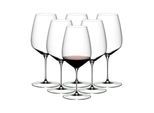 Rotweinglas "Cabernet Merlot Weinglas Veloce 829 ml 6er Set transparent", bunt (transparent), 6 tlg., Glas, RIEDEL THE WINE GLASS COMPANY, Trinkgefäße, Rotweinglas