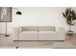Big-Sofa OTTO HOME "HAILY Modularsofa, Verlässliche Qualität, Sitztiefe 70 cm", beige (hellbeige), B:260cm H:72cm T:100cm, 100% Polyester, Sofas, Big-Sofa, als Modul oder separat verwendbar, für individuelle Zusammenstellung