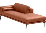 Ottomane EGOITALIANO "Masu, Design trifft super Sitzkomfort, mit toller Detailverarbeitung", rot (brick), B:182cm H:95cm T:97cm, Leder »BULL« (echtes Rindsleder). Geschliffenes, pigmentiertes und behandeltes Rindsleder mit einer Dicke von 1, 3-1, 5 mm. Dieses Leder zeigt eine ziemlich weiche Hand mit einem halb undurchsichtigen Aussehen. Es handelt sich um ein geschütztes Leder. Eine leichte Decks