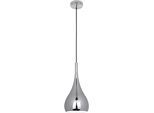 NÄVE Pendelleuchte "RETRO", grau (chromfarben), 1, Ø 16cm H: 40cm, Leuchten, Hängeleuchte, Hängelampe, Pendelleuchte