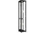 Vitrine FIF MÖBEL "OPTIMA", schwarz, Holzwerkstoff, Sicherheitsglas ESG, Schränke, Vitrine, Standvitrine/Glasvitrine 1x Glastür,perfekt für Sammler,Sammlervitrine