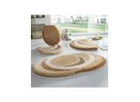 Badematte KLEINE WOLKE Gr. 6, beige, (50cm x 80cm ), 1 Stk., Badematten, Badematte