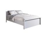 Massivholzbett OTTO HOME "Luven, hohe Belastbarkeit FSC zertifiziertes Massivholz", weiß, B:145cm H:80cm L:208cm, Betten, Massivholzbett, aus massiver Kiefer im schlichten Design