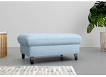 Stauraumhocker SIT & MORE "Maggiore", blau (hellblau), B:102cm H:48cm T:67cm, 98% Polyester, 2% Polyamid, Hocker, Stauraumhocker, mit Stauraum