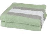 Handtücher ROSS "Harmony", grün (piniengrün), B:50cm L:100cm, Frottier, Baumwolle, Handtücher, Handtücher, 100 % Baumwolle, Hoch Tief Struktur, viele Farben