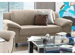 2-Sitzer TRENDMANUFAKTUR "Rondo, Breite 178 cm, breite Armlehnen, Füße schwarz", beige (sand, beige), B:178cm H:85cm T:94cm, Kunstleder SOFTLUX;Microfaser PRIMABELLE (100% Polyester);NaturLEDER (echtes Rindsleder);Struktur (54% Polyacryl, 46% Polyester), Sofas, 2-Sitzer, Couch wahlweise mit Federkern und in verschiedenen Bezügen bestellbar