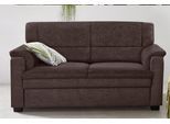 2-Sitzer SIT & MORE "Pisa", braun (dunkelbraun), B:133cm H:89cm T:90cm, Luxus-Microfaser (90% Polyester, 10% Polyamid);Struktur (100% Polyester);Luxus-Microfaser ALTARA NUBUCK (100% Polyester), Sofas, 2-Sitzer, mit Federkern