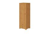 Kleiderschrank OTTO HOME "Gotland, Schrankmodulsystem, einzeln oder mit der Serie kombinierbar", braun (natur), B:60cm H:180cm T:52cm, Massivholz, Schränke, Kleiderschrank, massive Kiefer, variabel einsetzbar, auch für Dachschrägen