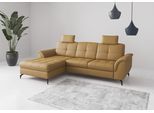 Ecksofa SIT & MORE "Zora", curry, B:262cm H:92cm T:164cm, Sofas, Ecksofa