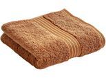 Gaestehandtuecher CHRISTY "SUPREME", braun (cinnamon), B:40cm L:76cm, Walkfrottier, Obermaterial: 100% Baumwolle, Handtücher, Gaestehandtuecher, Premium-Gästetücher in Luxusqualität, 650g/m², 40x76cm, 6er Set